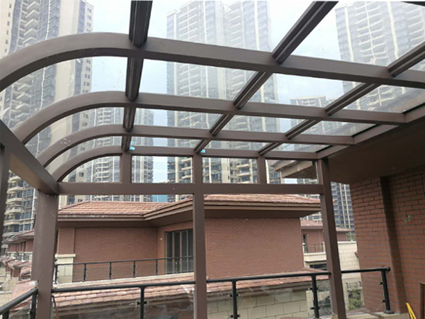 別墅鋁藝陽臺雨棚   DJ-8001